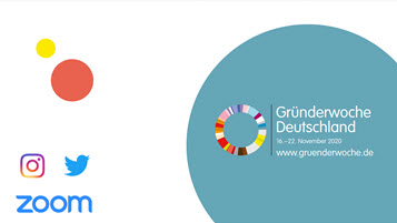 Gründungswoche Deutschland 16. bis 22. November 2020 www.grunderwoche.de