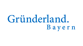 Logo Gründerland Bayern; Link zum Ansprechpartner in Bayern