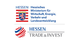 Logos Hessisches Ministerium für Wirtschaft, Energie, Verkehr und Landesgewinnung und Hessen Trade & Invest