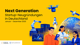 Next Generation Startup-Neugründungen in Deutschland Januar – Dezember 2025 von Startup-Verband und startupdetector