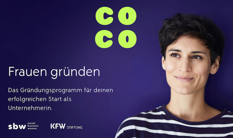 - Link auf Seite: COCO Frauen gründen: Empower Women!